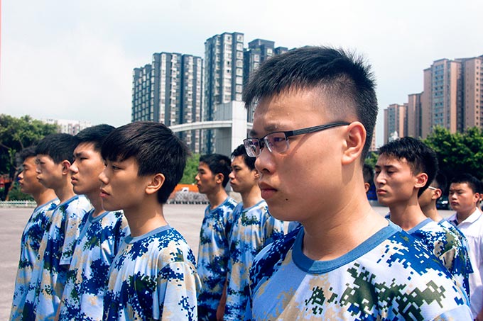 我院2016秋季軍訓大片已拉開序幕!